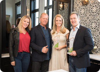 Sherri Holmes, Mike Holmes with Sue and Doug Wastell