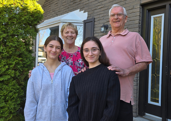 Marilyn McEwen and her family