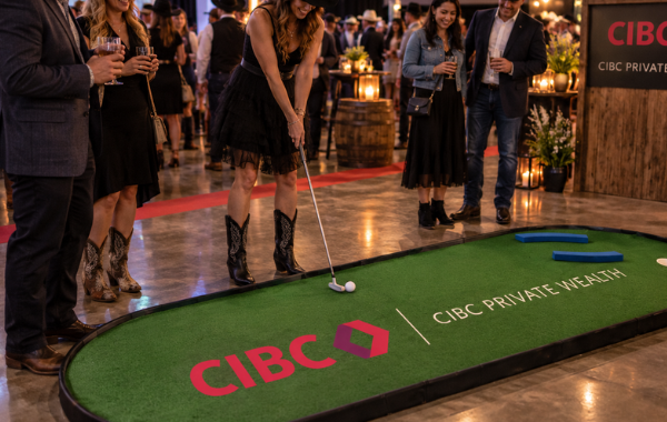 CIBC branded mini putt