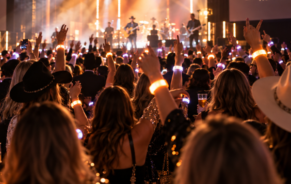 band performing on stage