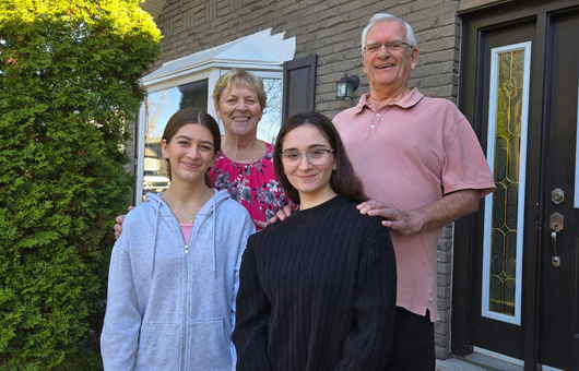 Marilyn McEwen and her family