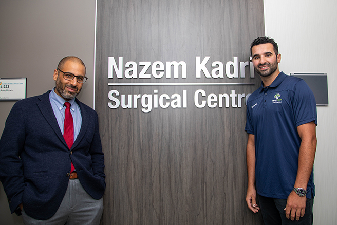 Dr. Abdel-Rahman Lawendy and Nazem Kadri