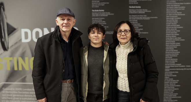 Nick (father), Phillip, and Katerina (mother) Dimitrov