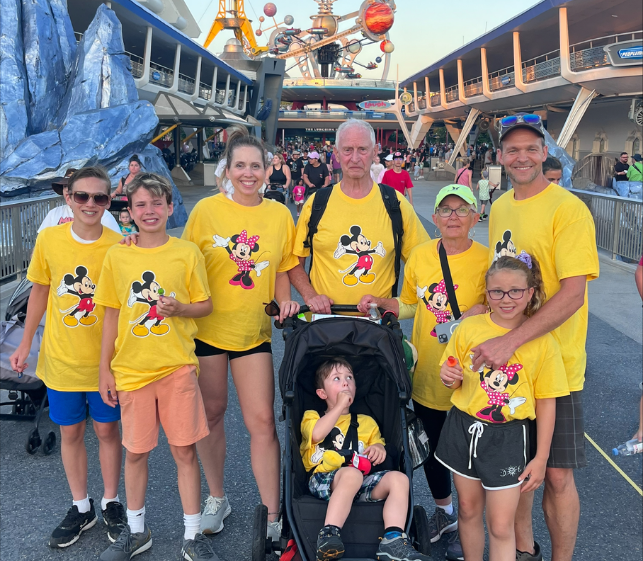 Jeff Slota and Family at Disney