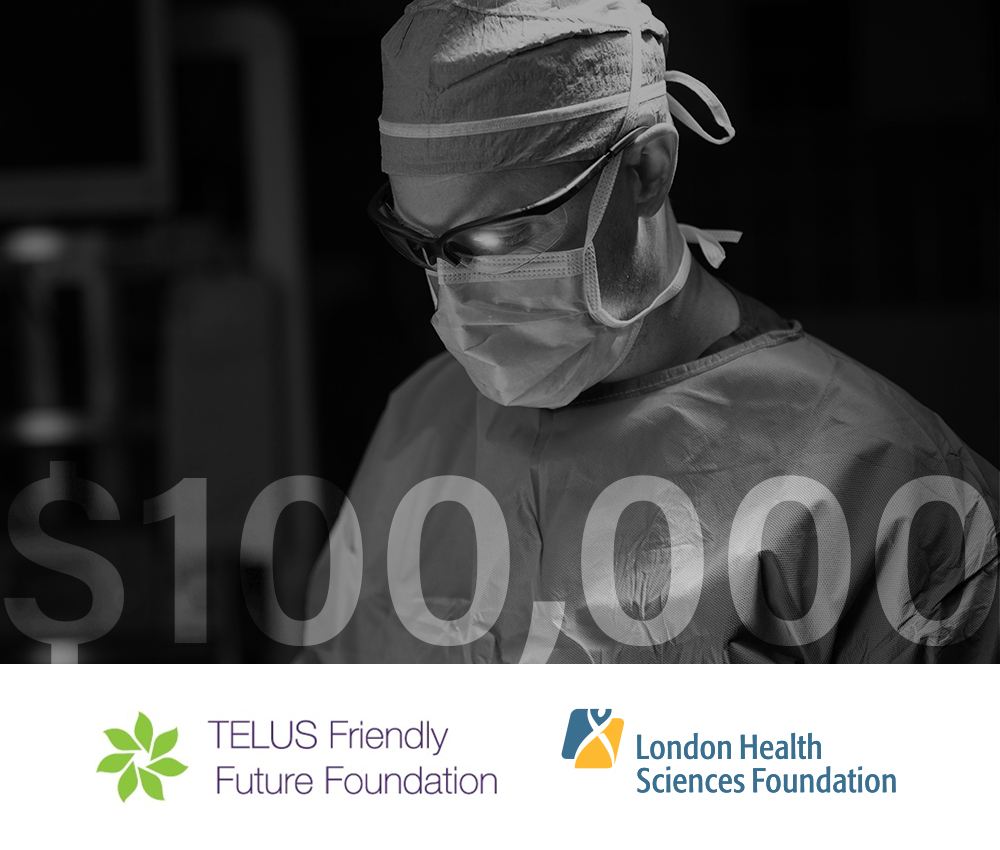 Thank you TELUS Friendly Future Foundation for your $100,000 donation