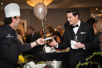 TASTINGS guests experience pairing fine wine with a creative assortment of micro-dishes 