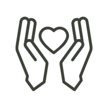 hands with heart