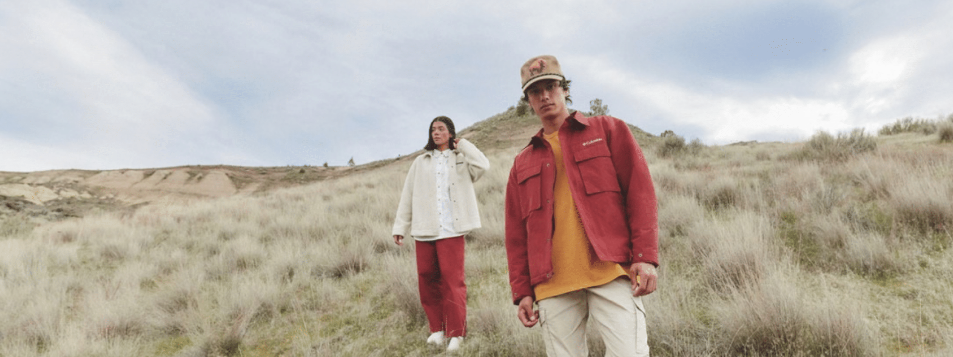 people wearing Columbia gear