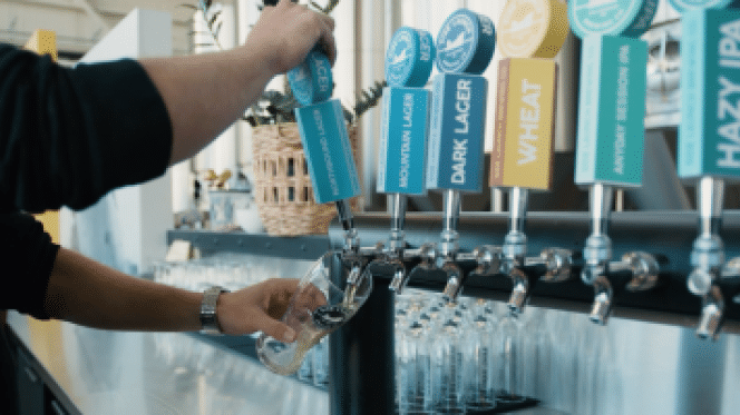 Sidelanch brewery bar taps