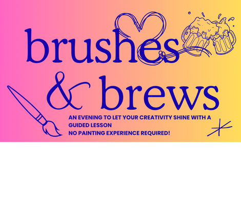Brushes & Brews Paint Nite Logo