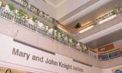 The atrium at LHSC's London Regional Cancer Program has been named in honour of Mary and John Knight, in recognition of their $5.25 million estate gift. The atrium at LHSC's London Regional Cancer Program has been named in honour of Mary and John Knight, in recognition of their $5.25 million estate gift.