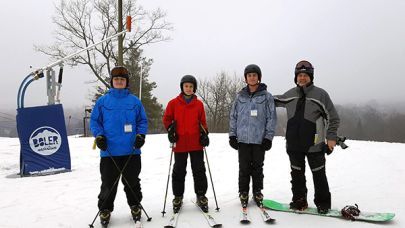 Ben Zwart and his family