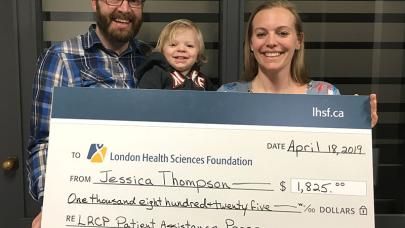 Jessica Thompson and her family