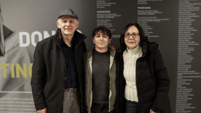 Nick (father), Phillip, and Katerina (mother) Dimitrov