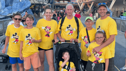 Jeff Slota and Family at Disney