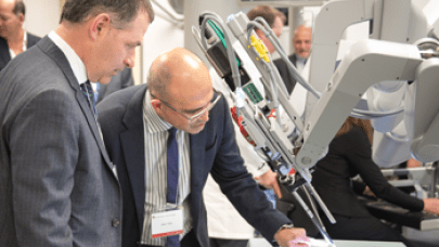 LHSC Chief of Cardiac Surgery Dr. Bob Kiaii (right) and donor Jamie Crich