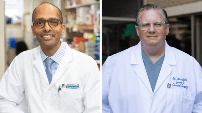 Dr. Samuel Asfaha and Dr. Michael Ott