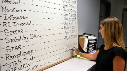 Stacey Wanlin with research projects